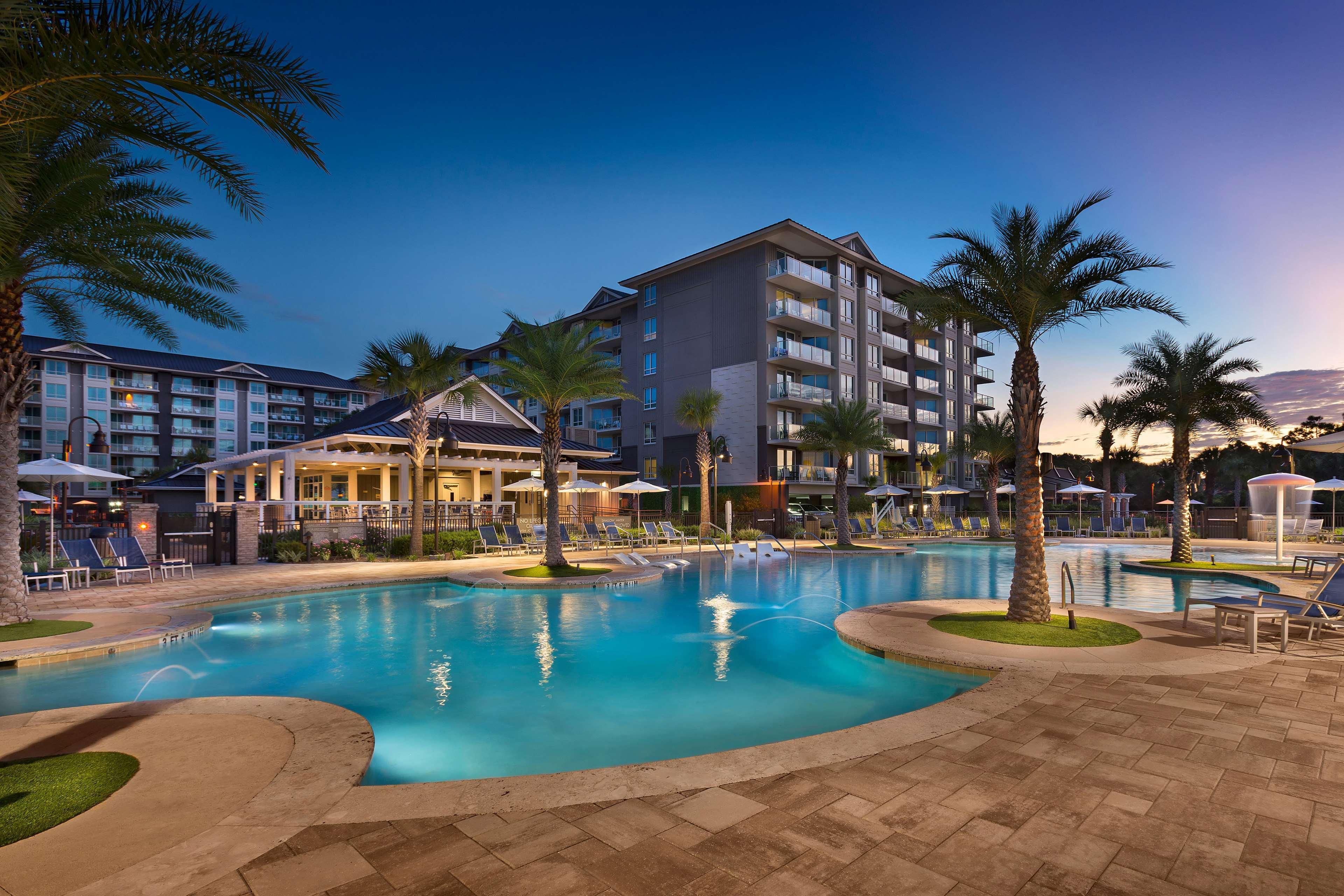 Hilton Grand Vacations Club Ocean Oak Resort Hilton Head Хилтън Хед Айлънд Екстериор снимка