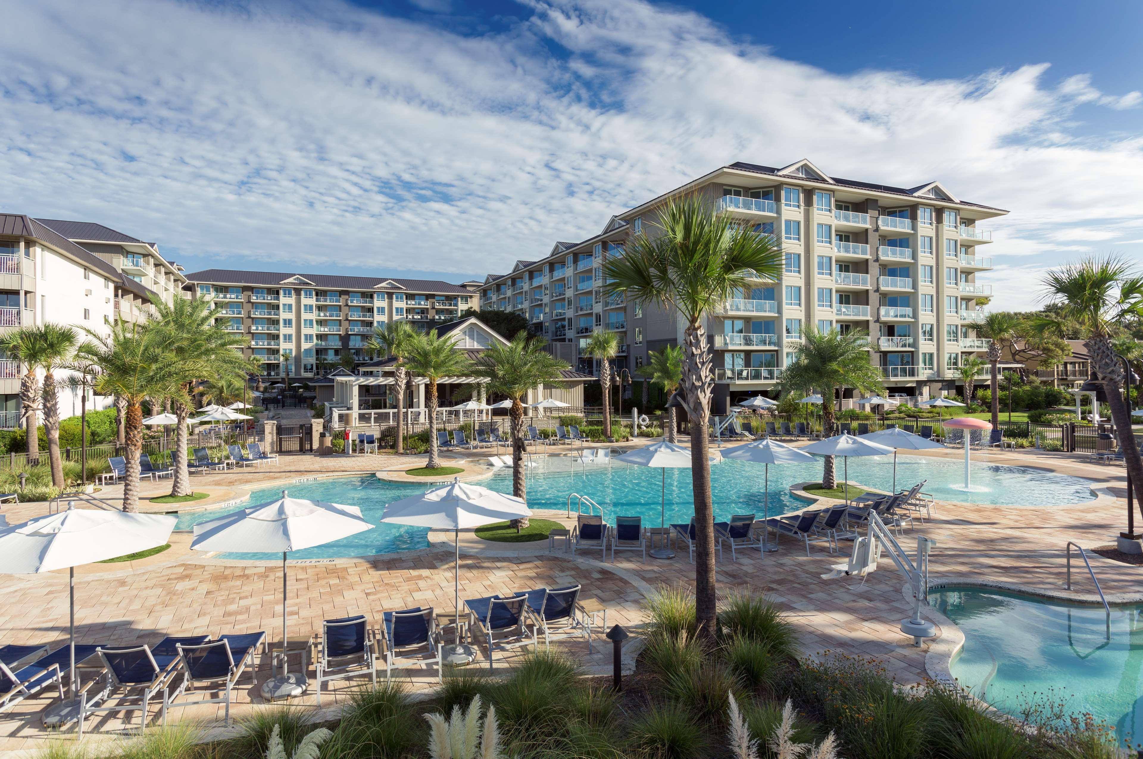 Hilton Grand Vacations Club Ocean Oak Resort Hilton Head Хилтън Хед Айлънд Екстериор снимка