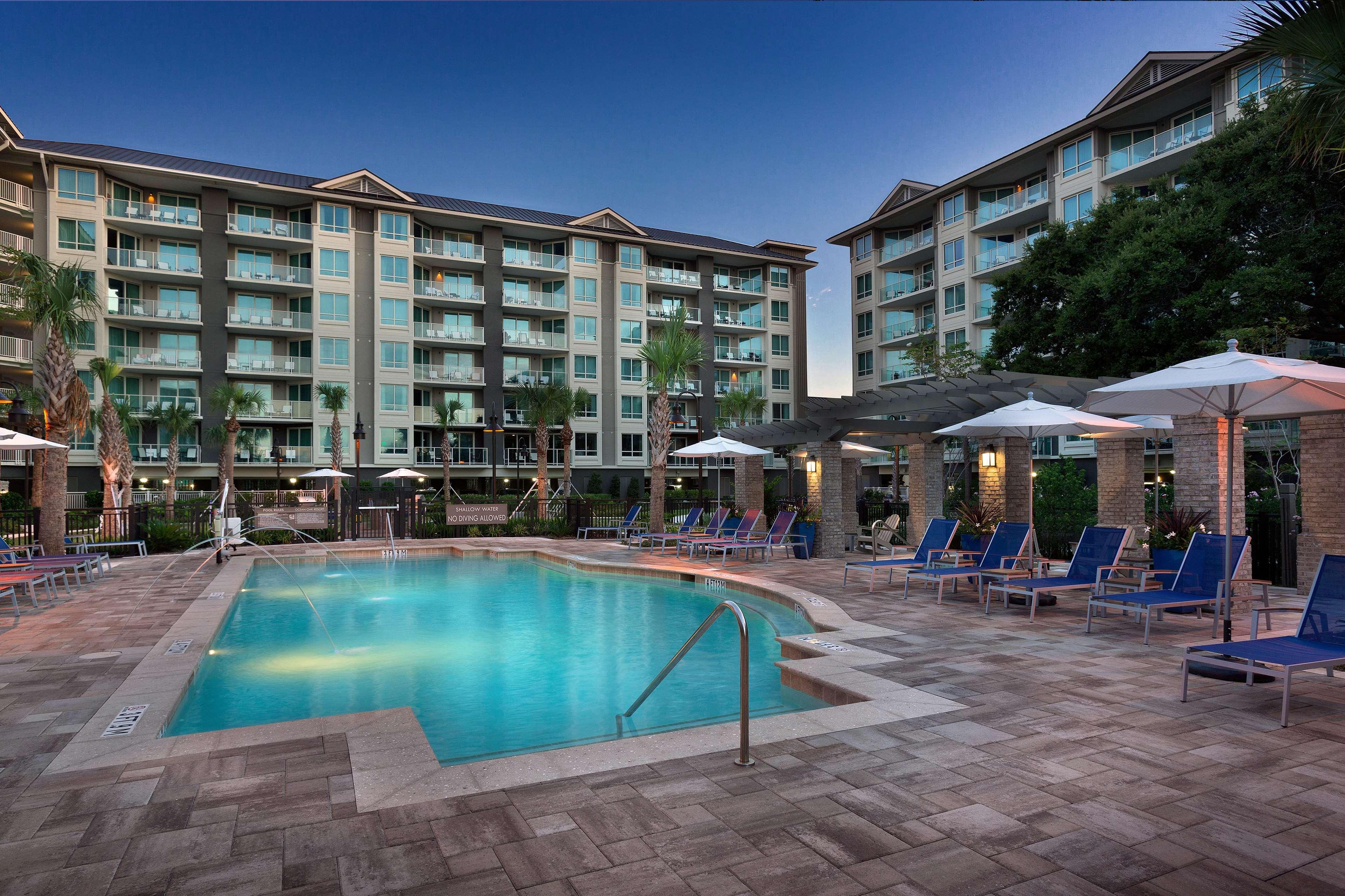 Hilton Grand Vacations Club Ocean Oak Resort Hilton Head Хилтън Хед Айлънд Екстериор снимка
