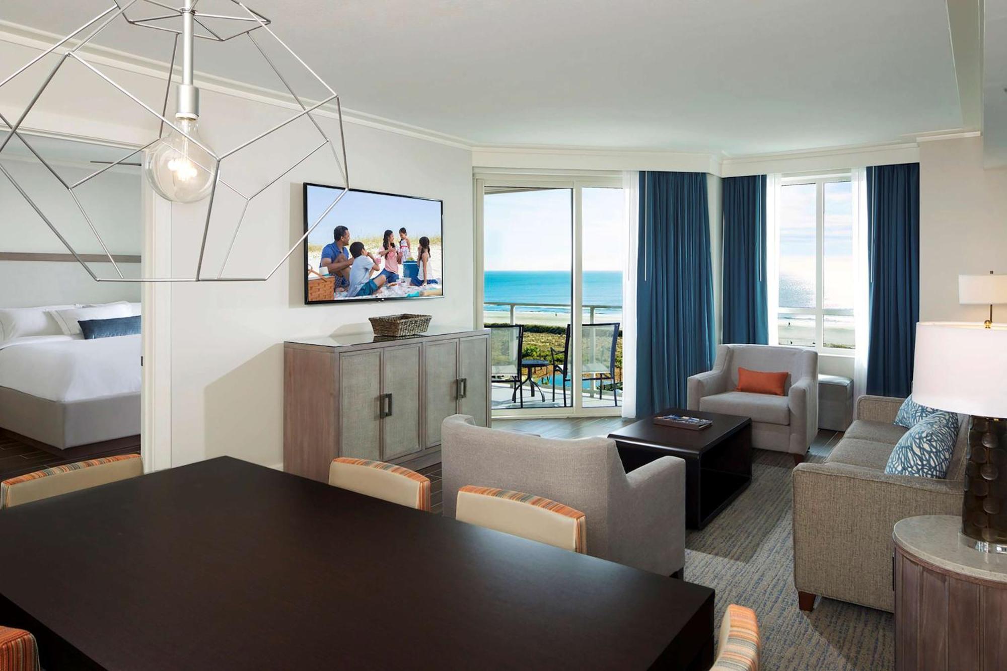 Hilton Grand Vacations Club Ocean Oak Resort Hilton Head Хилтън Хед Айлънд Екстериор снимка