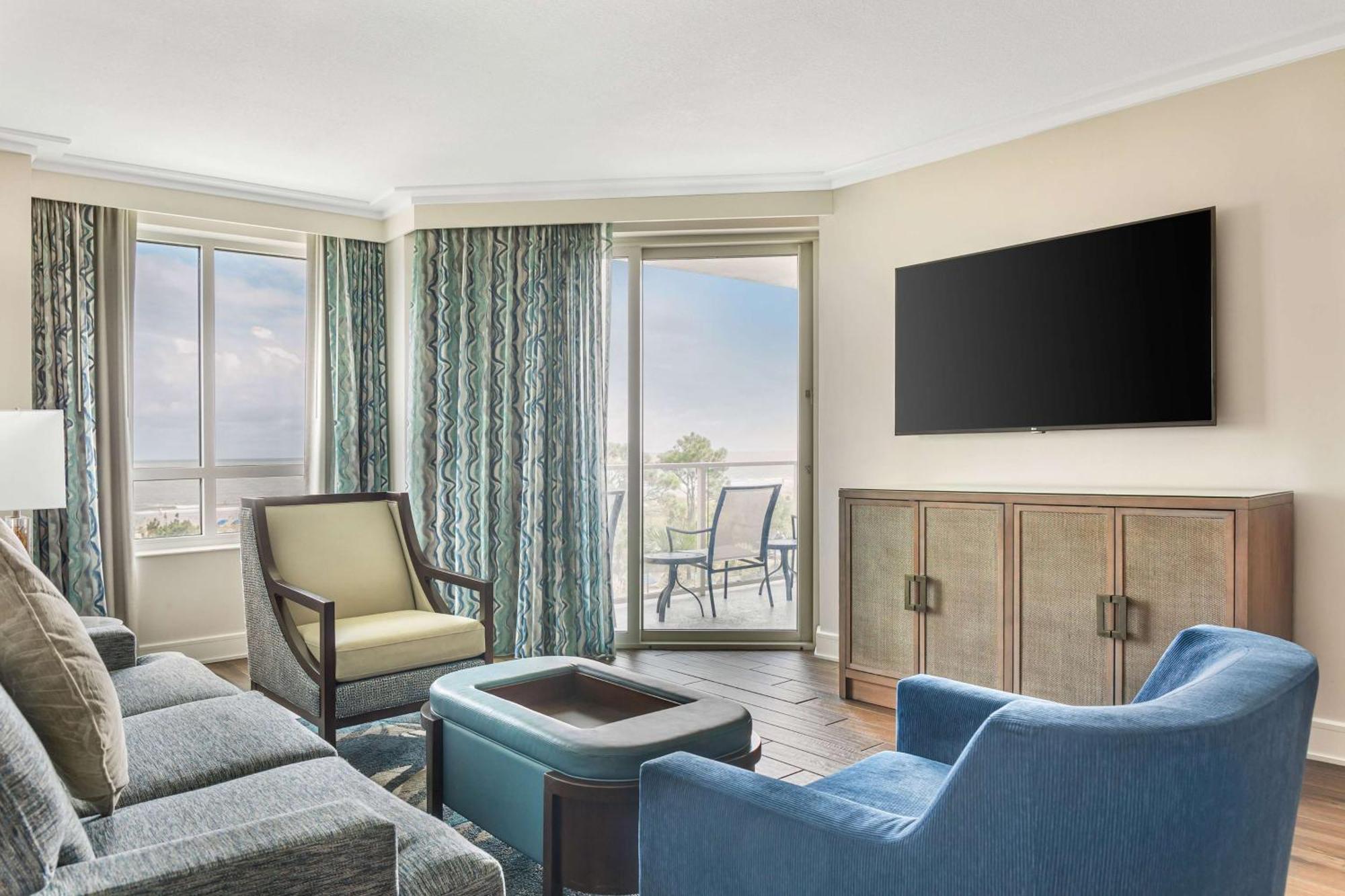 Hilton Grand Vacations Club Ocean Oak Resort Hilton Head Хилтън Хед Айлънд Екстериор снимка
