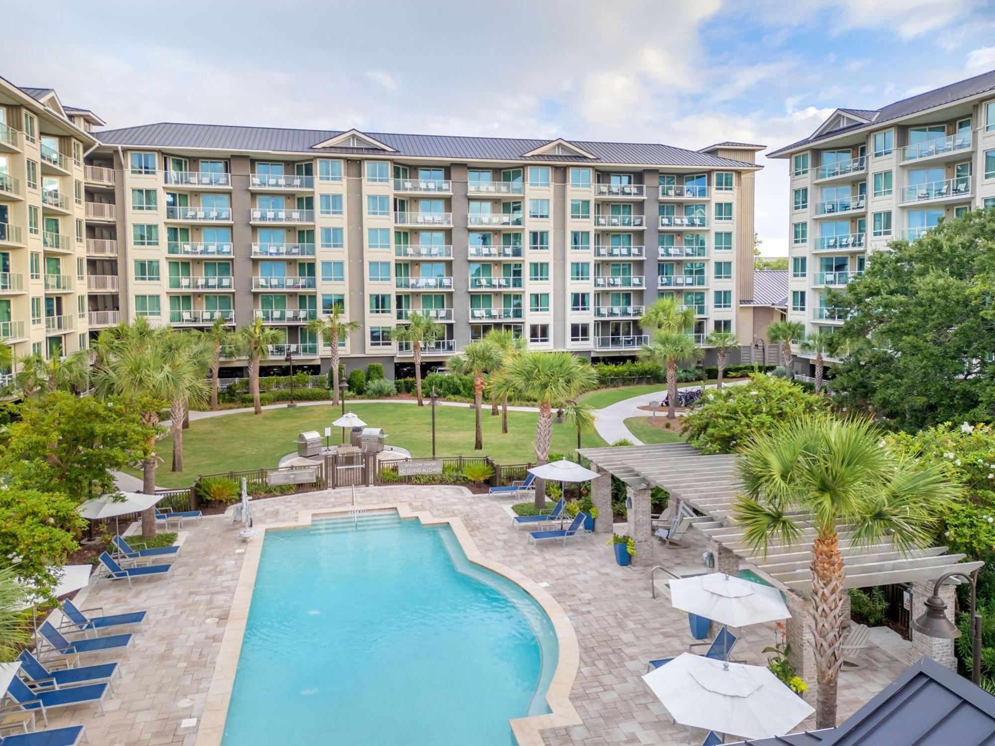 Hilton Grand Vacations Club Ocean Oak Resort Hilton Head Хилтън Хед Айлънд Екстериор снимка
